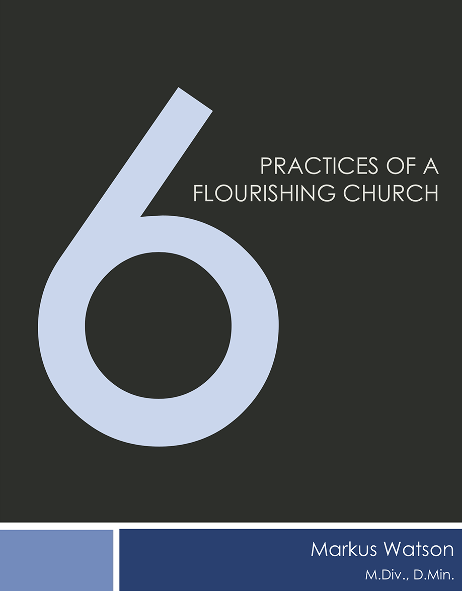 The cover page of "6 Practices of a Flourishing Church," which helps church leaders lead their churches into the mission of God.